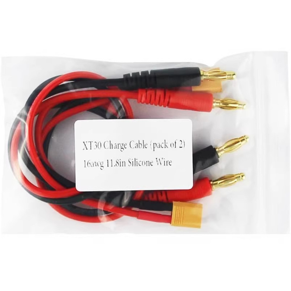 Drone Battery Connector - สายชาร์จ XT30 หัวต่อแบบ Female ต่อกับหัวต่อ Banana