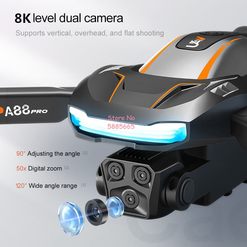 โดรนถ่ายภาพทางอากาศ 8K ระบบ Op - Drone Battery Case บทวิจารณ์และราคา