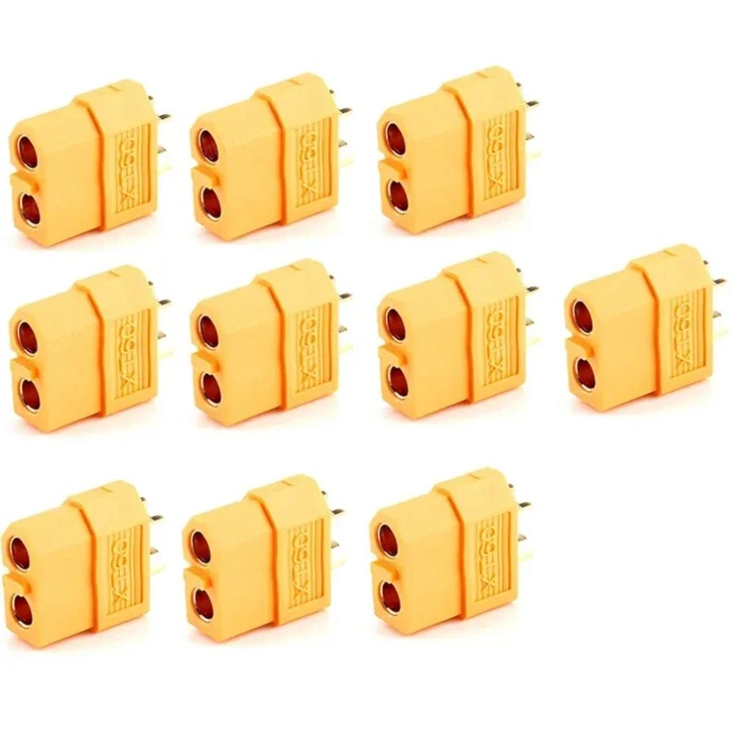 ขั้วต่อแบบ XT60 ตัวผู้ ตัวเมีย - Drone Battery Connector บทวิจารณ์และราคา