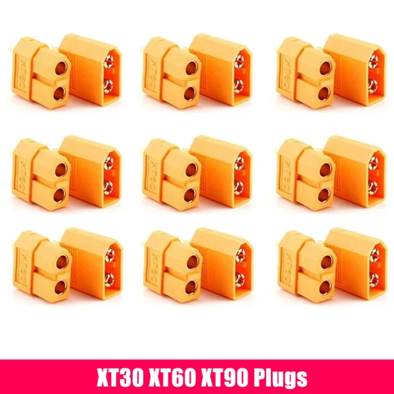 ขั้วต่อแบบ XT60 ตัวผู้ ตัวเมีย - Drone Battery Connector บทวิจารณ์และราคา