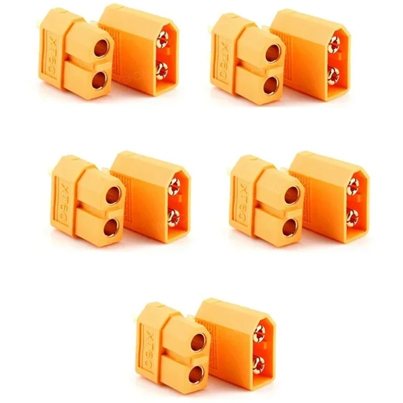 ขั้วต่อแบบ XT60 ตัวผู้ ตัวเมีย - Drone Battery Connector บทวิจารณ์และราคา