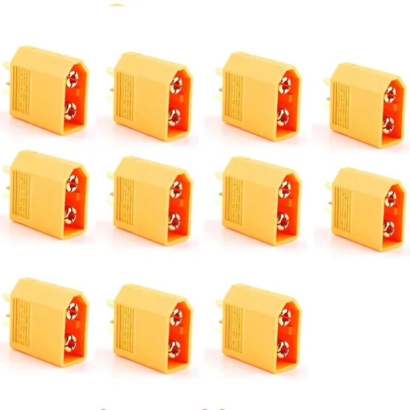 ขั้วต่อแบบ XT60 ตัวผู้ ตัวเมีย - Drone Battery Connector บทวิจารณ์และราคา
