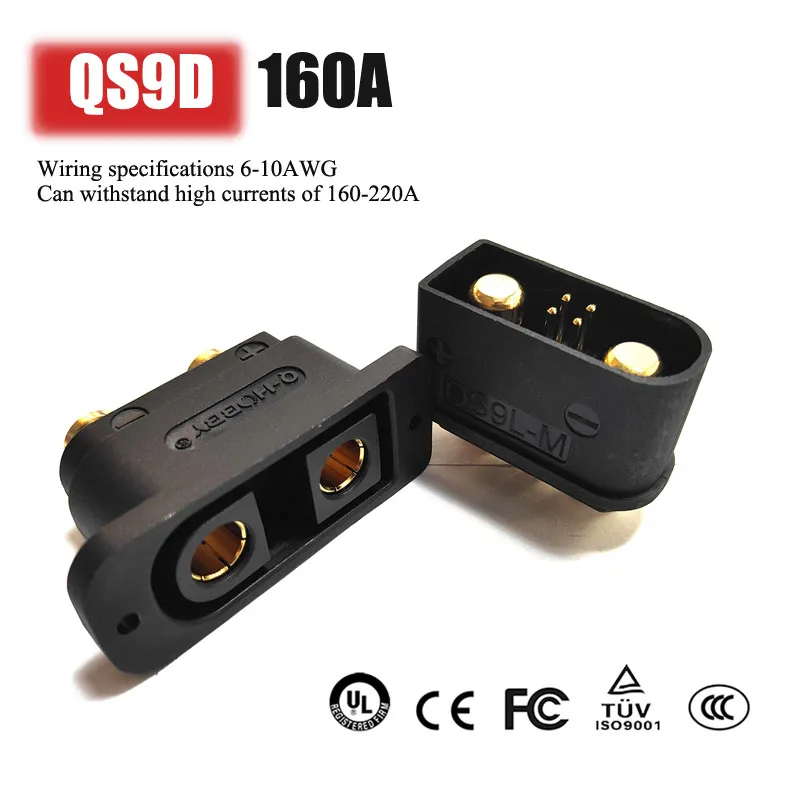 QS9D Anti Spark Connector 160A - Drone Battery Plate บทวิจารณ์และราคา