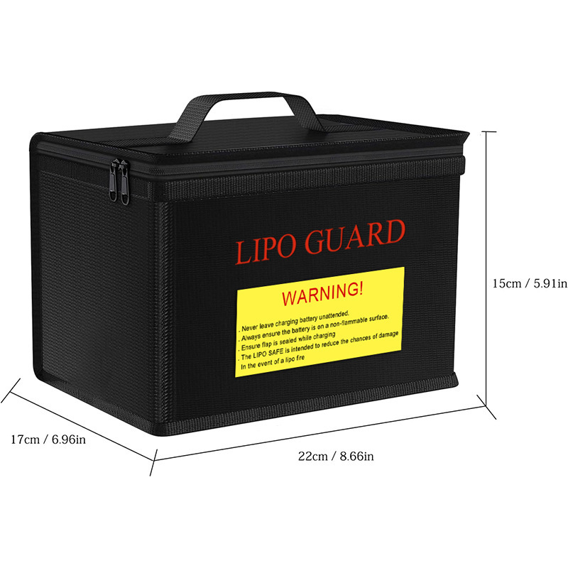 กระเป๋าป้องกันแบตเตอรี่ลิเธียม - Drone Battery Bag บทวิจารณ์และราคา