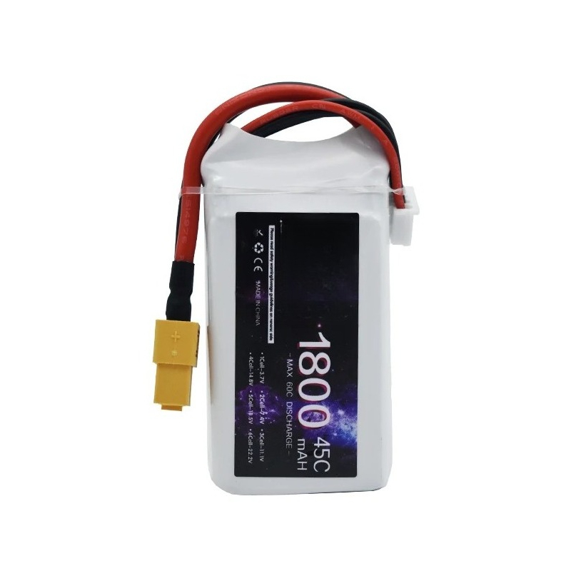 แบตเตอรี่ LiPo 3S 1500mah 1800 - Drone Battery Connector บทวิจารณ์และราคา