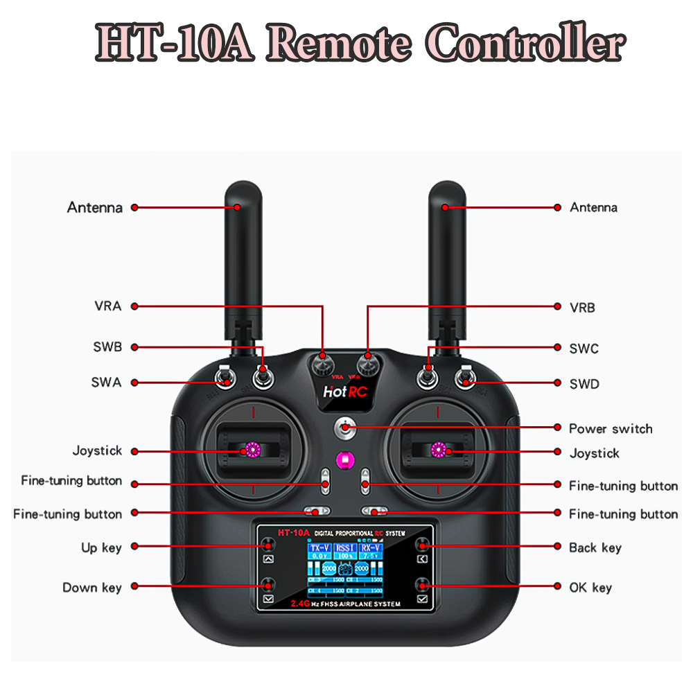 Hotrc Hot RC HT-10A HT10A รีโม - Drone Battery Connector บทวิจารณ์และราคา