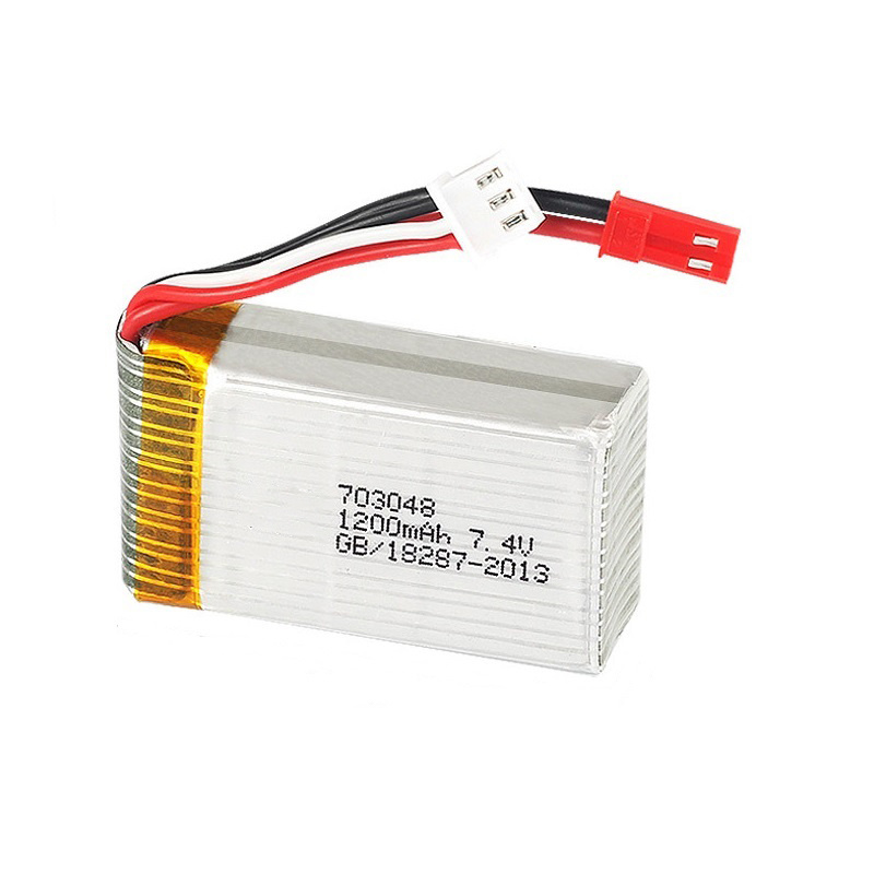 แบตเตอรี่ลิโป 2S 7.4V 1200mAh  - Drone Battery Connector บทวิจารณ์และราคา