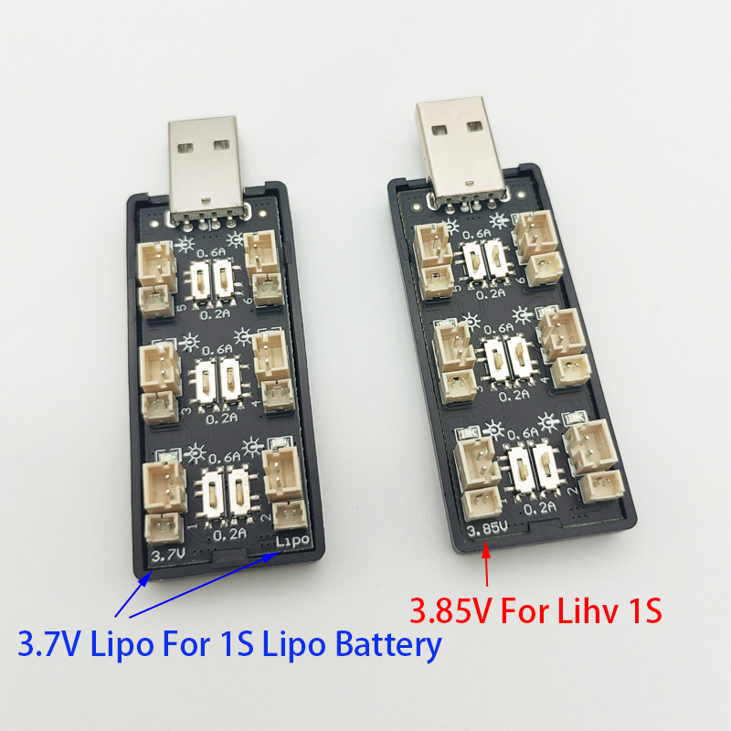6CH USB 1S LiPo/LiHv 3.7 V/4.2 - Drone Battery Connector บทวิจารณ์และราคา