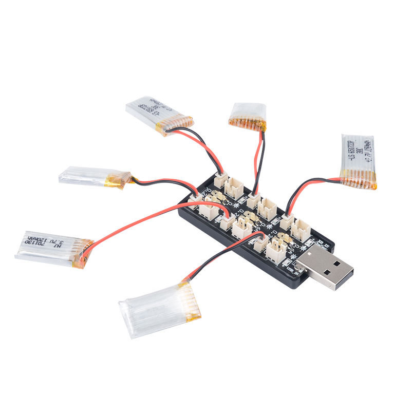 6CH USB 1S LiPo/LiHv 3.7 V/4.2 - Drone Battery Connector บทวิจารณ์และราคา