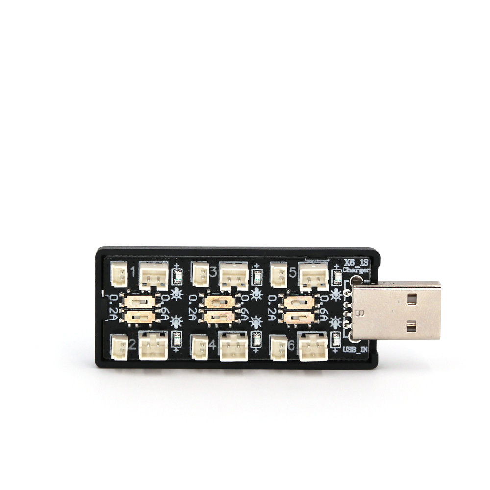 6CH USB 1S LiPo/LiHv 3.7 V/4.2 - Drone Battery Connector บทวิจารณ์และราคา