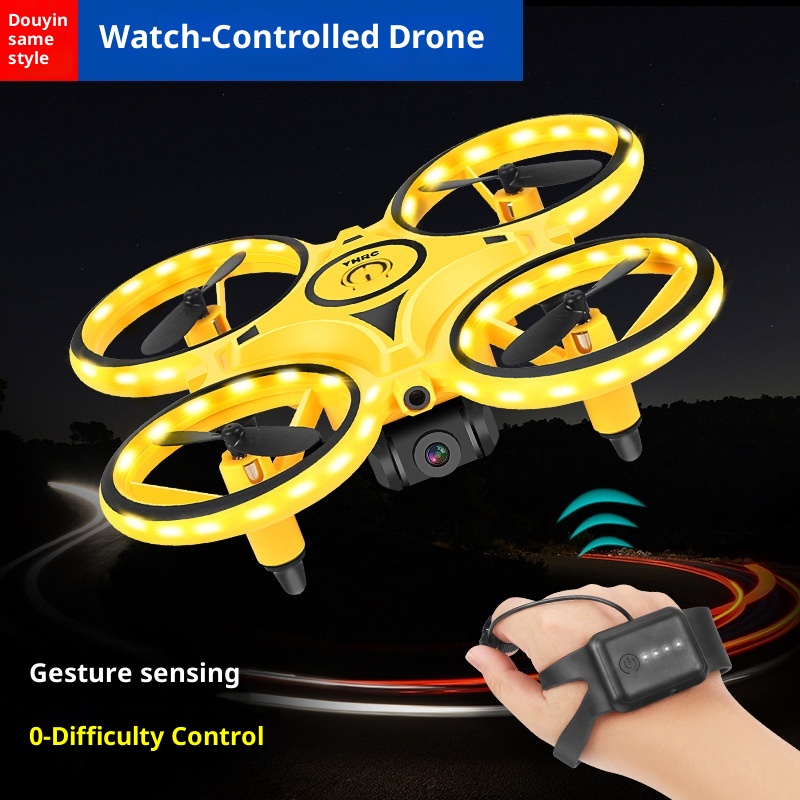 โดรนของเล่นควบคุมด้วยท่าทางไฟฟ - Drone Battery Smart บทวิจารณ์และราคา