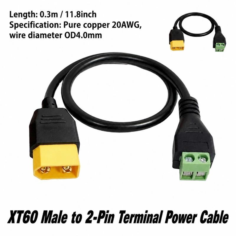 สายอะแดปเตอร์ XT60 ตัวผู้-ตัวเ - Drone Battery Connector บทวิจารณ์และราคา