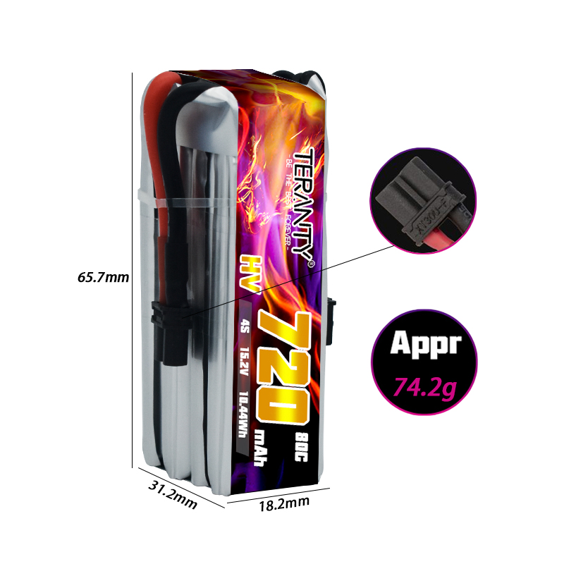 TERANTY 720mAh 4S 15.2V HV แบต - Drone Battery Plate บทวิจารณ์และราคา